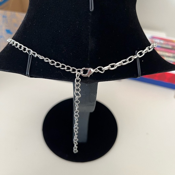 ZHIMING Multi-Layer Long Chain Necklace Punk Cross Pendant Necklace - Picture 3 of 3